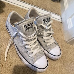 Converse All Star White and Gray Sneakers
